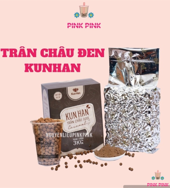 [THÙNG 6 HỘP] TRÂN CHÂU KUN HAN ĐEN 3KG