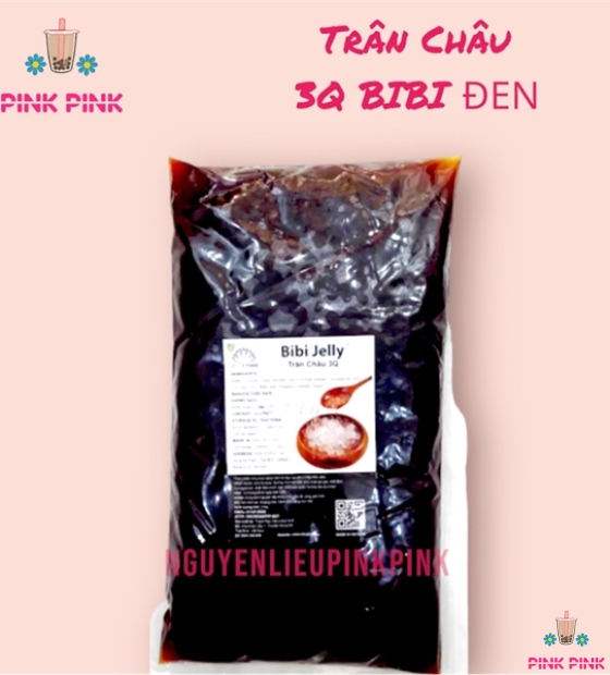 [Thùng 6 Gói] TRÂN CHÂU 3Q BIBI ĐEN 2KG