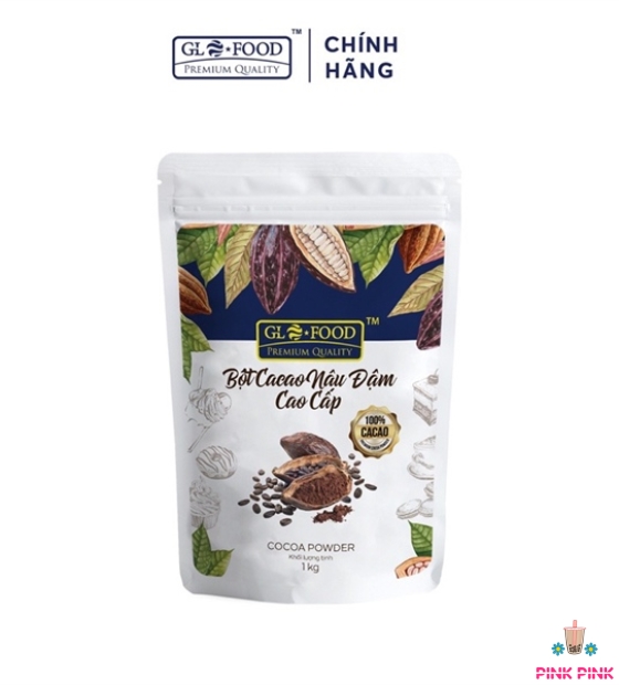 BH BỘT CACAO GLOFOOD NÂU ĐẬM 500G