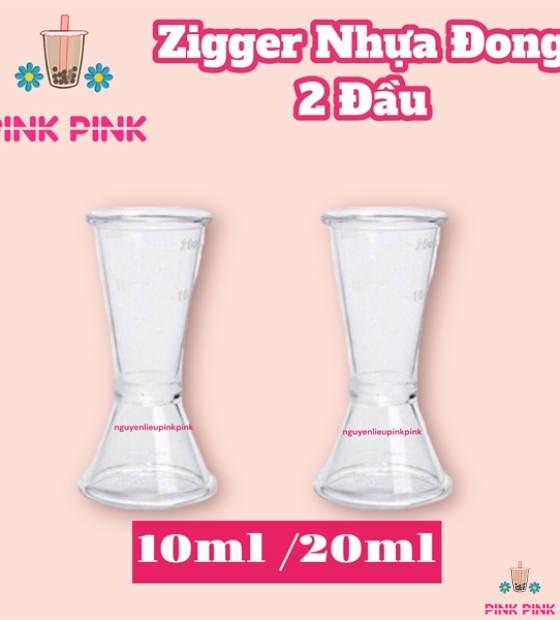 DỤNG CỤ JIGGER - LY ĐONG 2 ĐẦU LOẠI NHỰA - 10/20ML