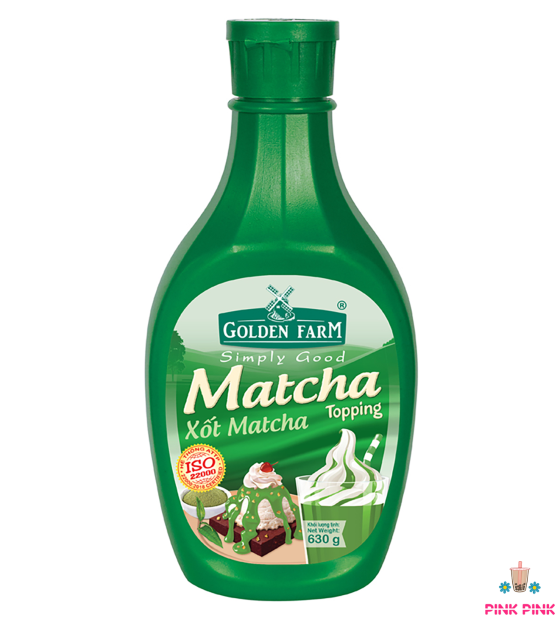 Sốt Matcha Golden Farm 630g