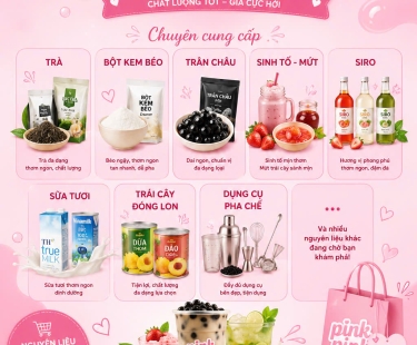 PINK PINK - KHO NGUYÊN LIỆU PHA CHẾ