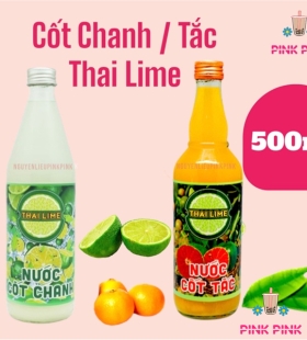 NƯỚC CỐT THAI LIME 500ML THÙNG 12 CHAI - MÙI:CHANH