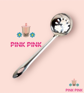 VỢT - VÁ MÚC TOPPING , TRÂN CHÂU (cán inox dài 28cm, đk 7)