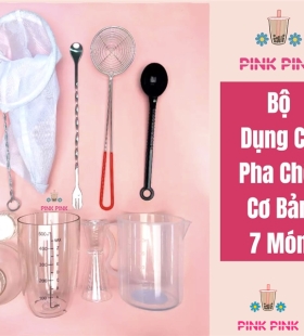 BỘ 7 MÓN DỤNG CỤ PHA CHẾ CƠ BẢN