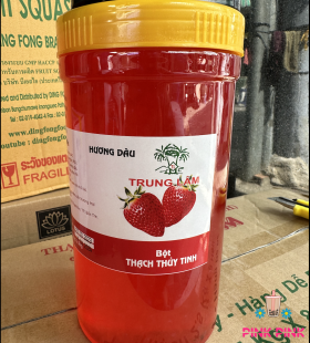 Thạch Thuỷ Tinh Trung Lâm Hương Dâu  Hủ 2.5Kg