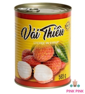Vải Thiều Ngâm Đường Lon NGỌC HÀ 565g (Lon Vàng)