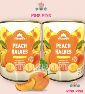 Đào Ngâm ĐÓNG LON Countree 820g