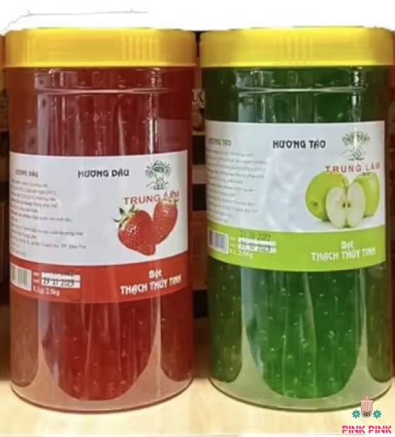 THẠCH THUỶ TINH TRUNG LÂM 2.5KG - 8 HỦ